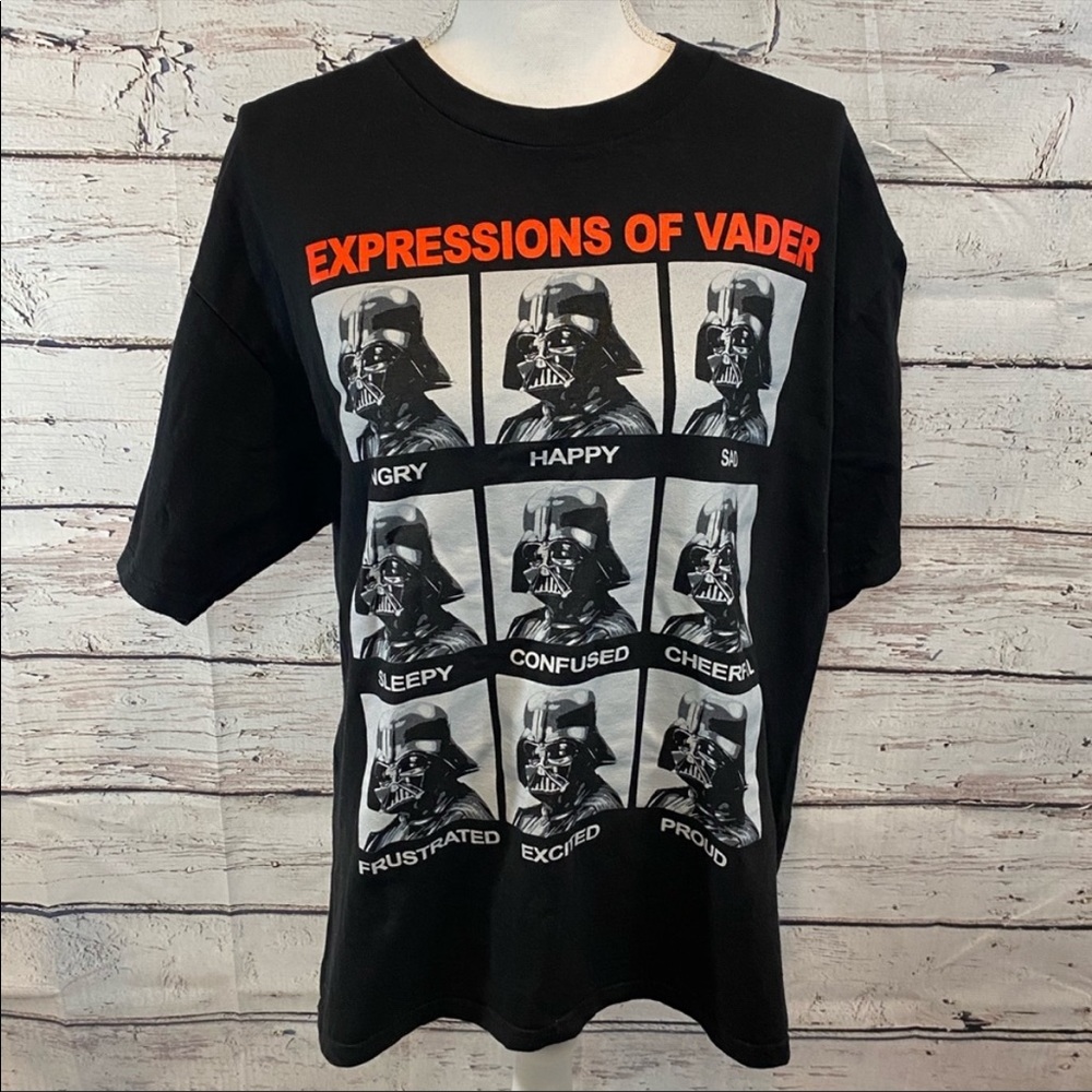 STAR WARS Expressions of Vader T-shirt-Large